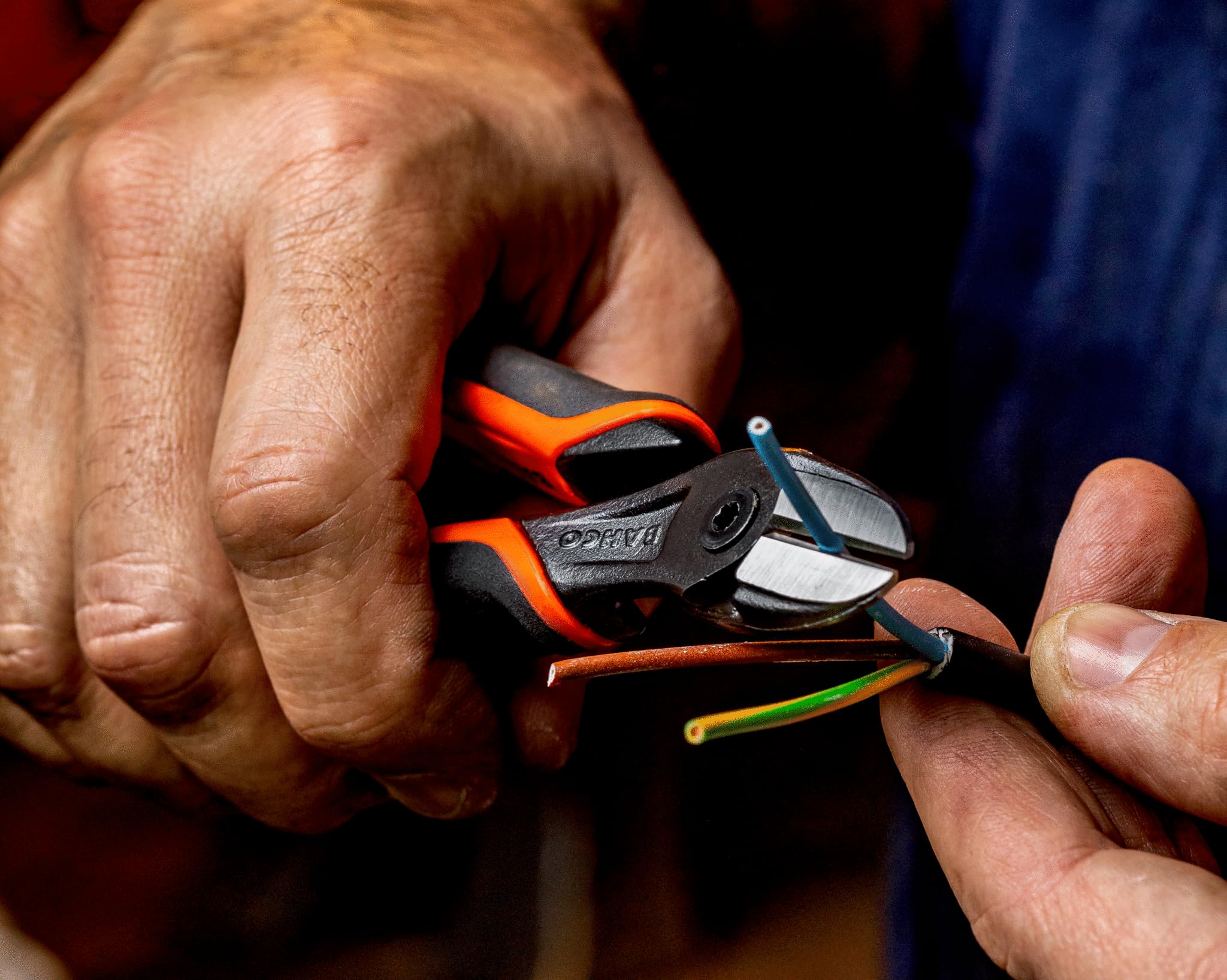 Amazon | BAHCO(バーコ) Side Cutting Pliers 強力型軟・硬線両用